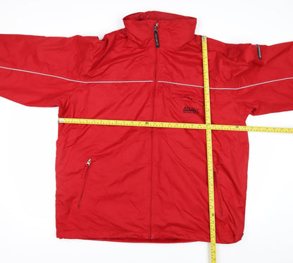 Atlant Active Wear Men's Red XL Windbreaker Jacket Waterproof