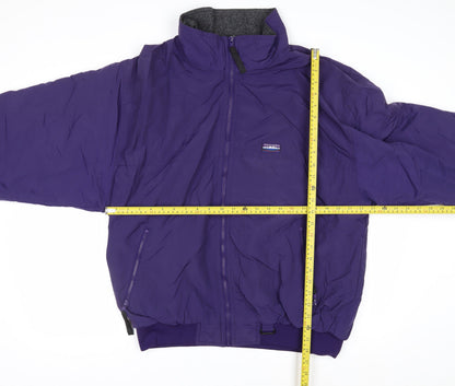 White Sierra Men’s Purple XL Bomber Jacket Outdoor Nylon Winter Coat