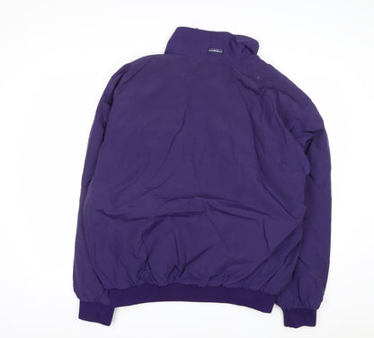 White Sierra Men’s Purple XL Bomber Jacket Outdoor Nylon Winter Coat