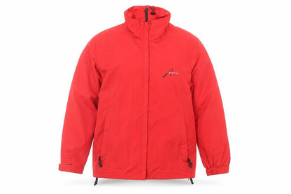 Alpine Tek Men Red XL Waterproof Hooded Parka Jacket