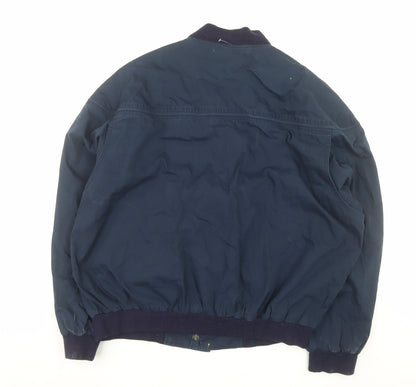 La Paz by Catalina Men's Navy Bomber Jacket XLT Cotton Blend