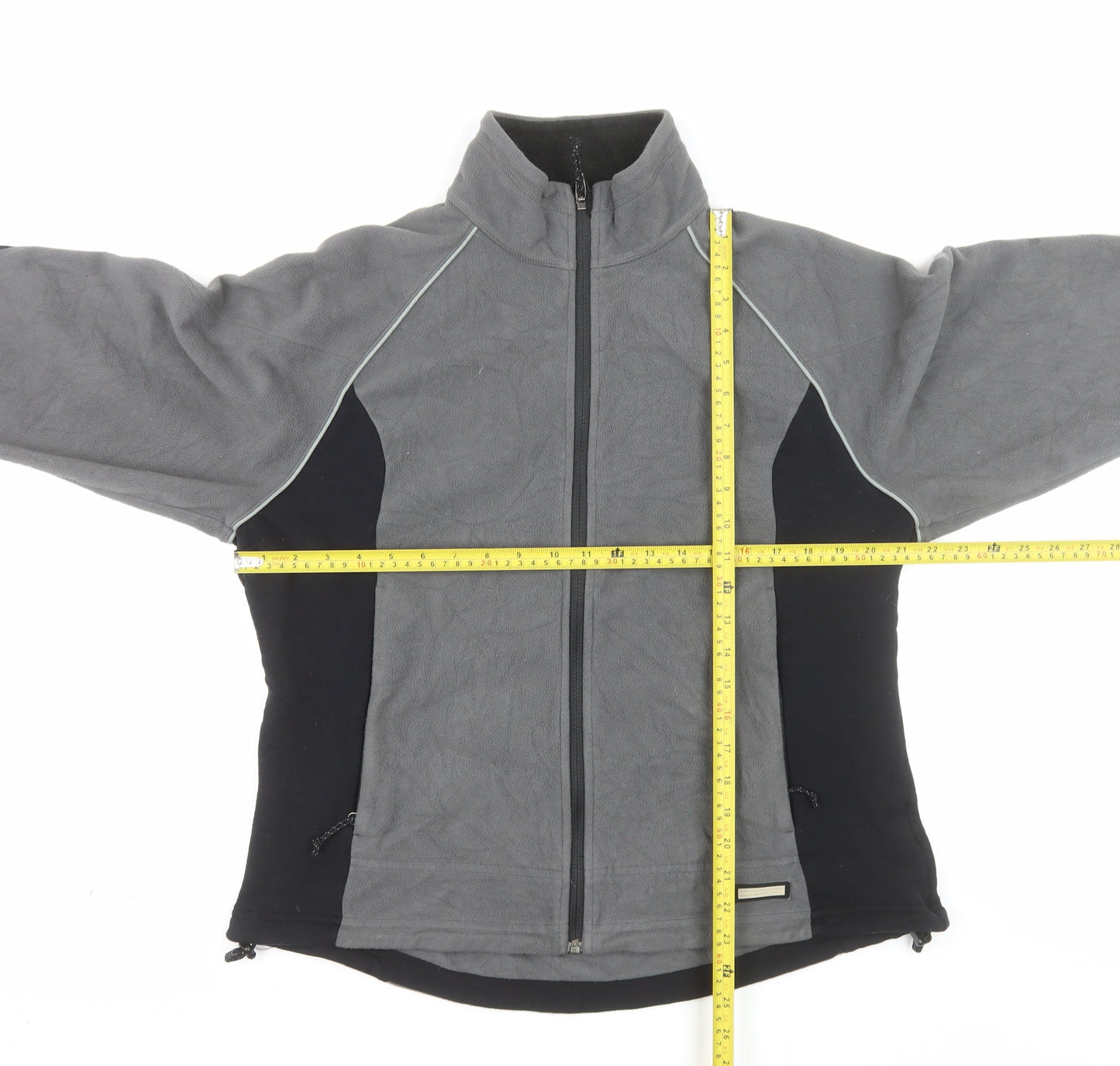 REI Men's Grey Full Zip Fleece Jacket XL Outdoor Hiking