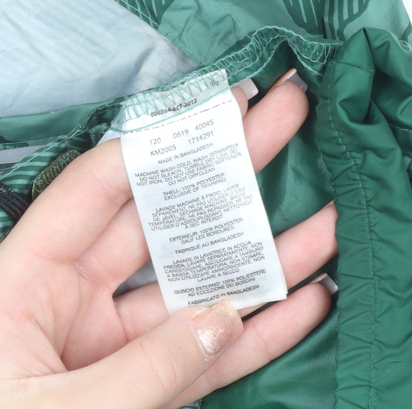 Columbia Men’s Green Camouflage Anorak Windbreaker Jacket S