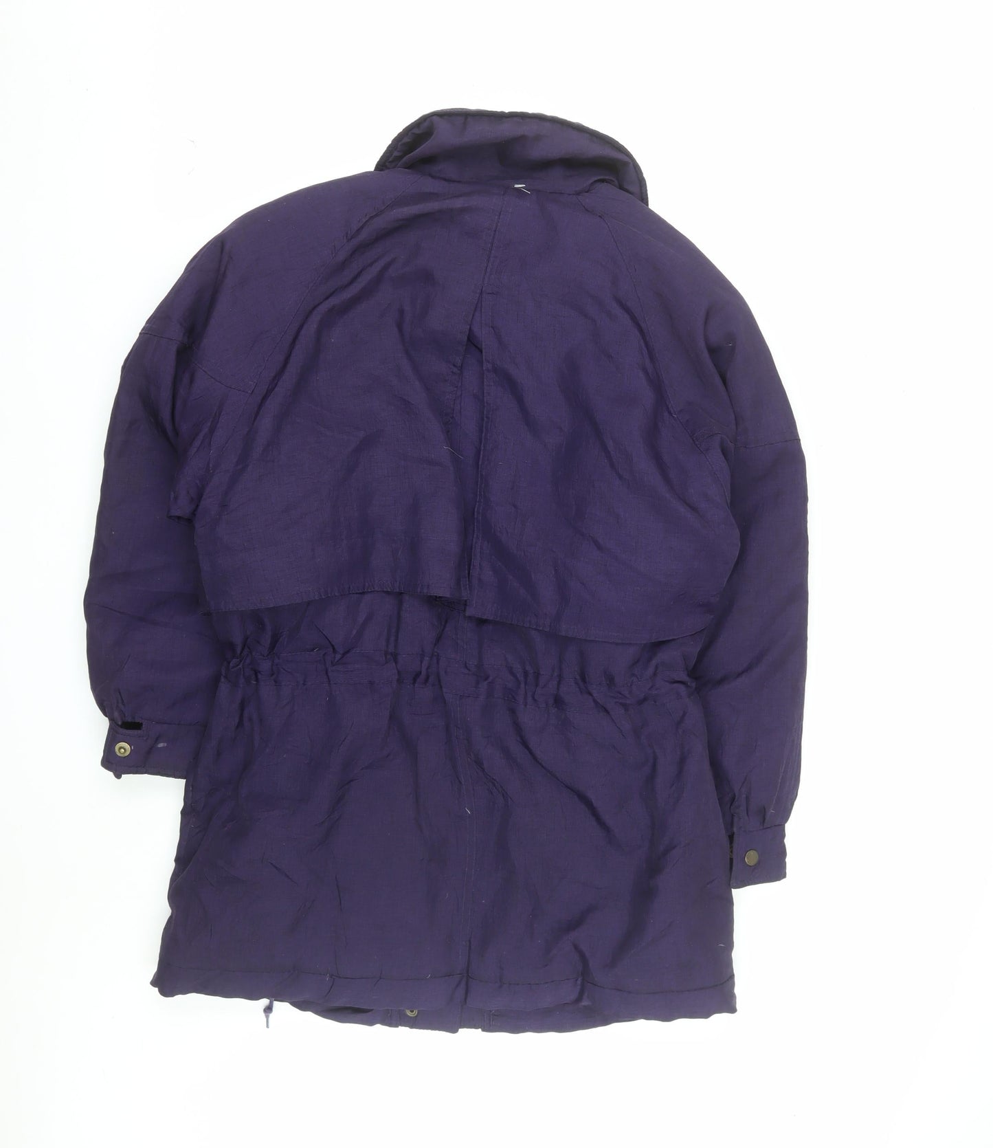 Gallery Men's Purple Down Insulated Parka Coat Size S Winter Jacket