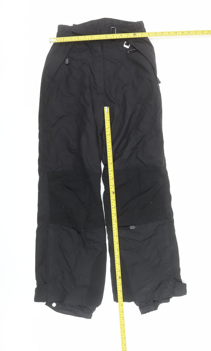 CB Sports Women’s Black Insulated Snow Pants Size S Waterproof Winter