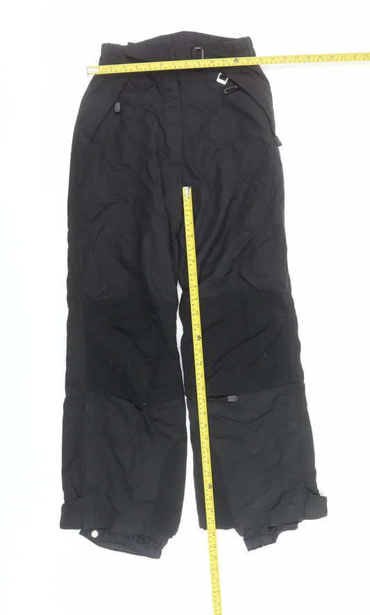 CB Sports Women’s Black Insulated Snow Pants Size S Waterproof Winter
