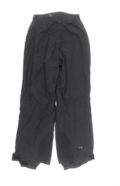 CB Sports Women’s Black Insulated Snow Pants Size S Waterproof Winter