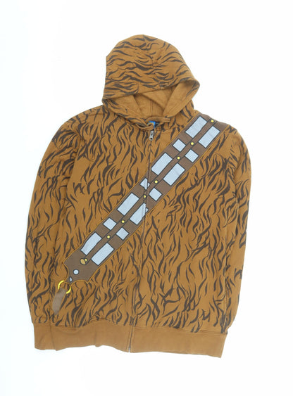Star Wars Men’s Brown Chewbacca Full Zip Hoodie L