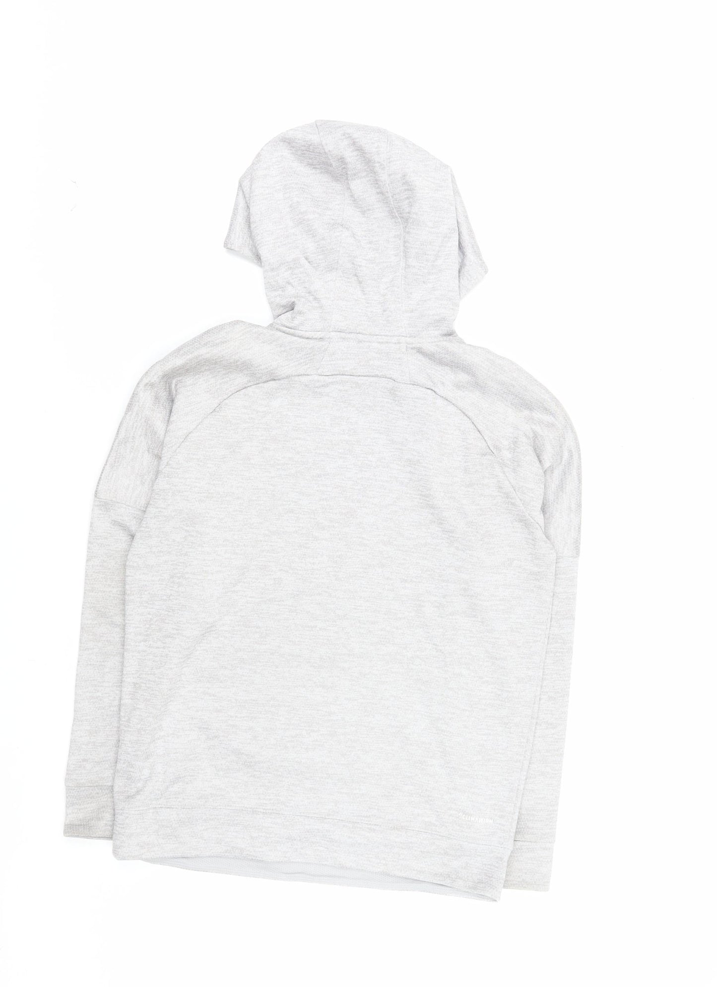 Adidas Women’s Grey Pullover Hoodie Size M Polyester Sportswear