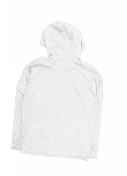 Adidas Women’s Grey Pullover Hoodie Size M Polyester Sportswear