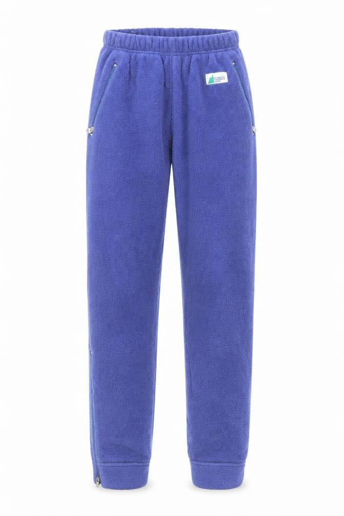 Polartec Men Blue Fleece Sweatpants XS Elastic Waist Winter Warm