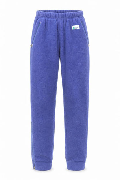 Polartec Men Blue Fleece Sweatpants XS Elastic Waist Winter Warm