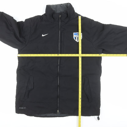 Nike Mens Black Storm-FIT Puffer Jacket L Regular 42in Waterproof