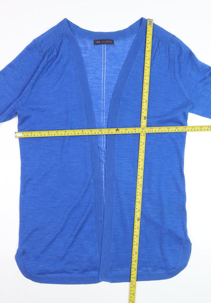 Marks and Spencer Women’s Blue Lightweight Open Knit Cardigan Size L
