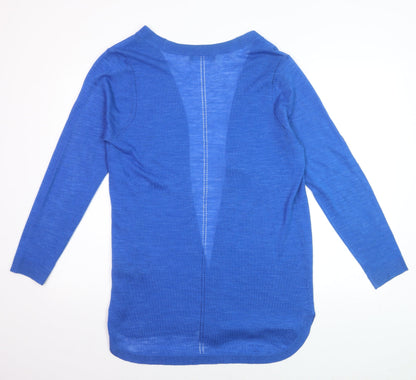Marks and Spencer Women’s Blue Lightweight Open Knit Cardigan Size L
