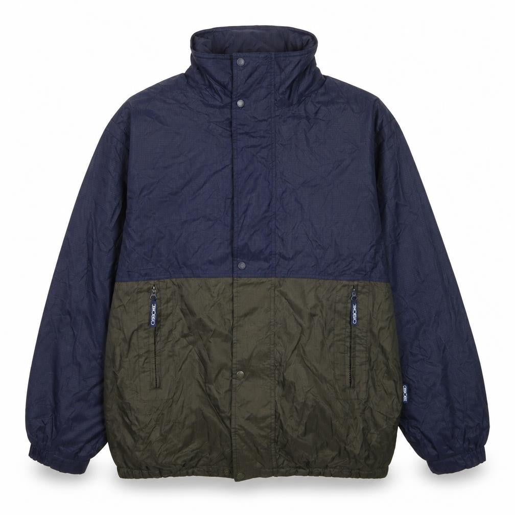 Cherokee Men's Blue Windbreaker Jacket M Nylon Zip Casual