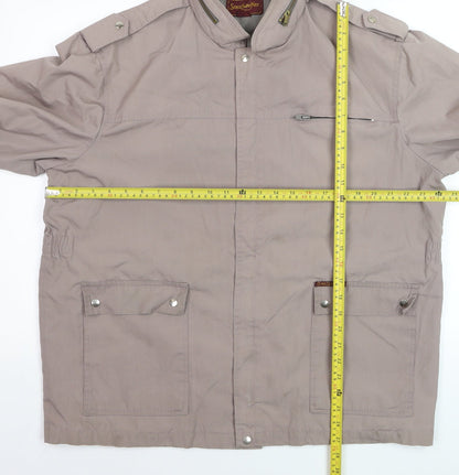 Serge Saint Yves Men's Beige XL Military Cotton Jacket