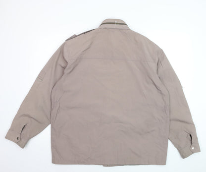 Serge Saint Yves Men's Beige XL Military Cotton Jacket