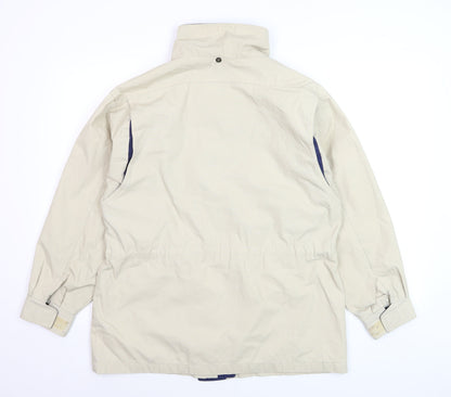 Pacific Trail Men's Beige Parka Jacket Size S Cotton Blend Outdoor