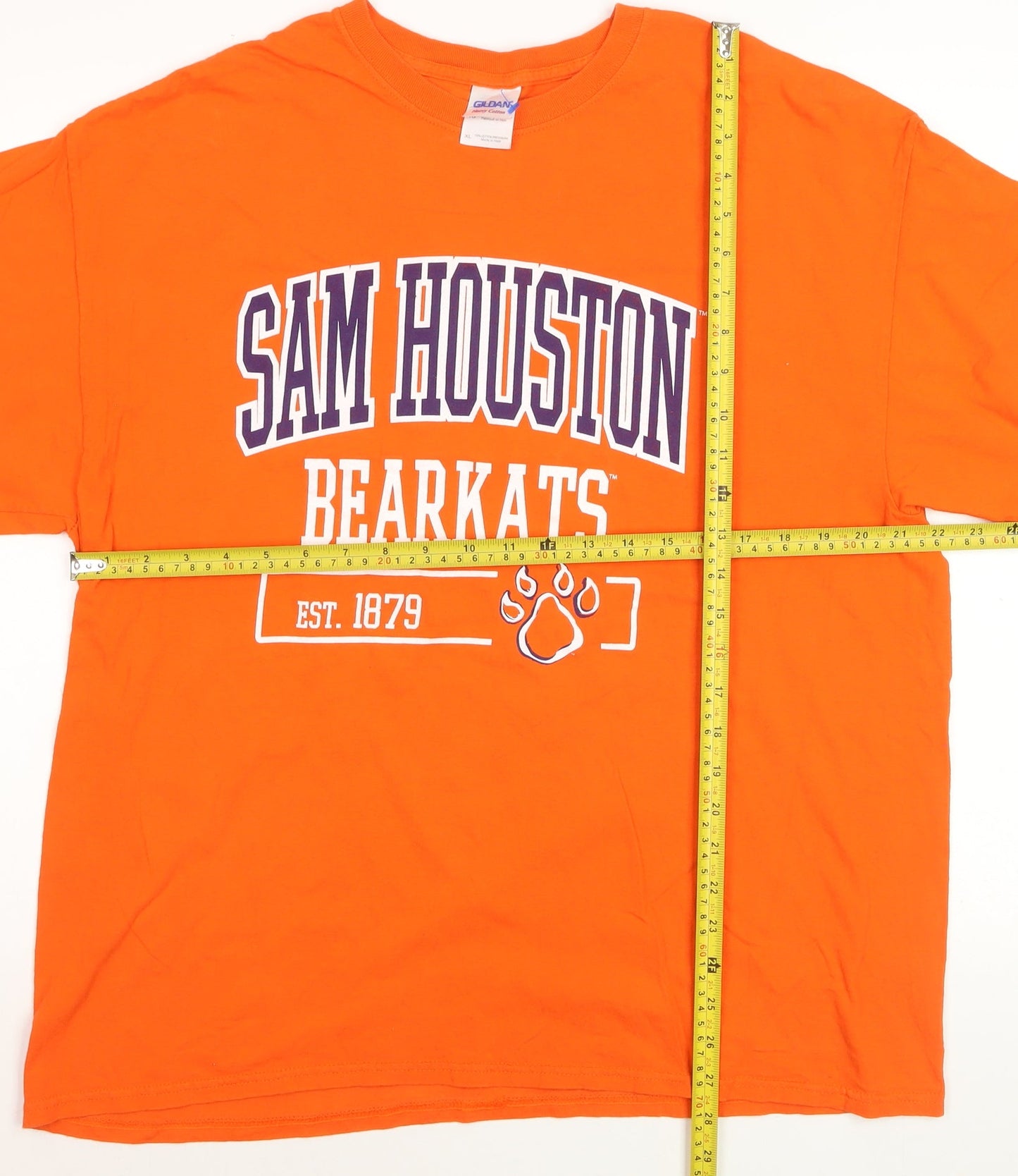 Gildan Men's Orange XL Sam Houston Bearkats University T-Shirt