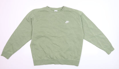 Nike Men's Green XL Crew Neck Pullover Sweatshirt