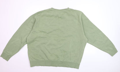 Nike Men's Green XL Crew Neck Pullover Sweatshirt