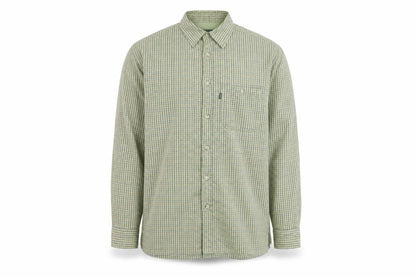 Champion Men's Green Check Flannel Button-Up Shirt M Regular Fit