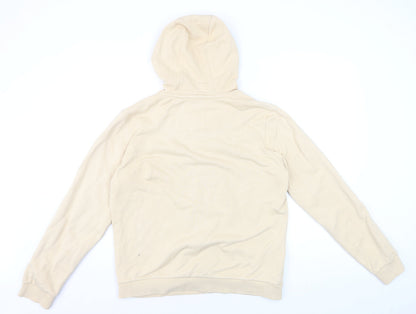 Jack Murphy Women's Beige Full Zip Hoodie UK 14 Cotton Casual