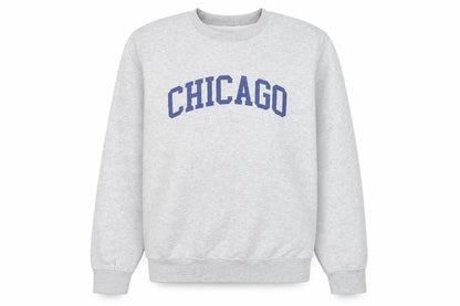 Boohoo Women's Grey 'Chicago' Pullover Sweatshirt Size S