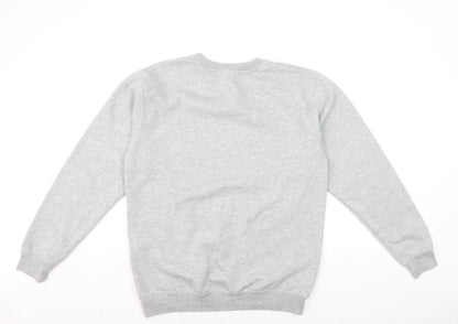 Boohoo Women's Grey 'Chicago' Pullover Sweatshirt Size S