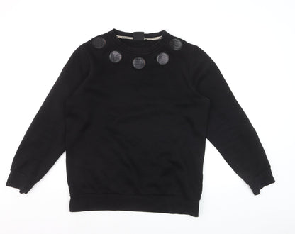 Black Bananas Men's Black Small Crew Neck Pullover Sweatshirt