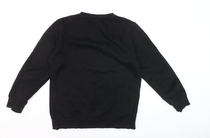 Black Bananas Men's Black Small Crew Neck Pullover Sweatshirt