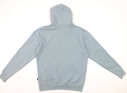 Billabong Men's Blue Pullover Hoodie Size M Fleece Logo Sweatshirt