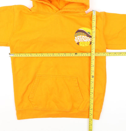O'Shea Boys Orange Pullover Hoodie XXL Surf Graphic Cotton Blend
