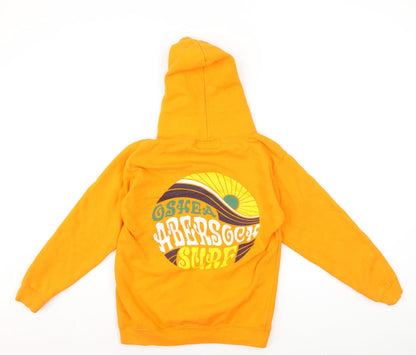 O'Shea Boys Orange Pullover Hoodie XXL Surf Graphic Cotton Blend