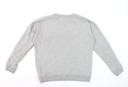 IVY PARK Men's Grey Crew Neck Pullover Sweatshirt M