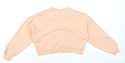 Missguided Women Beige UK 8 Pullover Sweatshirt Relaxed Fit