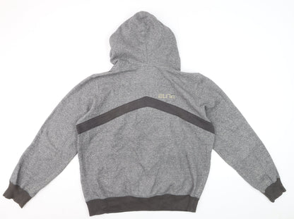 Nike Men's Grey Elite 1/2 Zip Hoodie Size L Athletic Fit