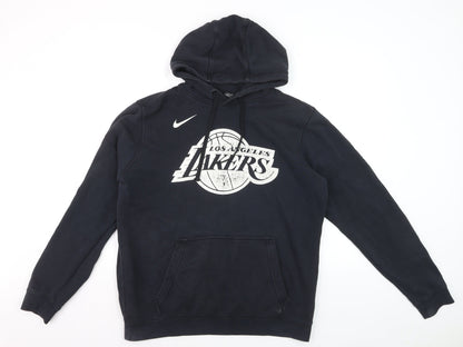 Nike Men's Black Los Angeles Lakers Pullover Hoodie L Sports Fleece