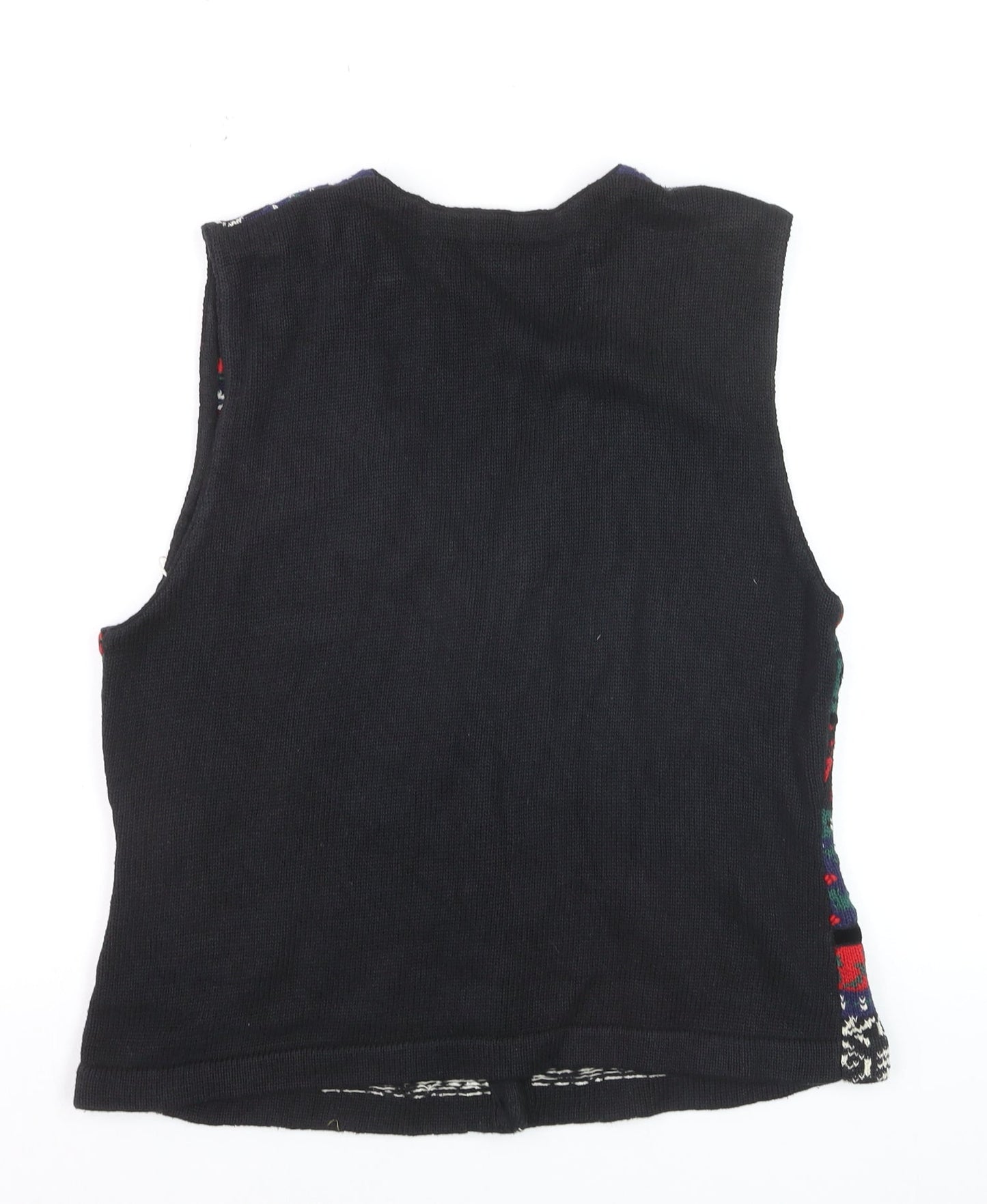 Susan Bristol Men's Multicoloured Fair Isle Knit Sleeveless Vest M