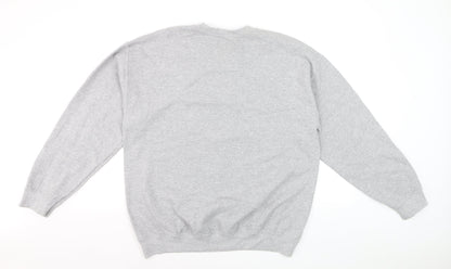 Looney Tunes Men's Grey Tweety Graphic Sweatshirt Pullover L
