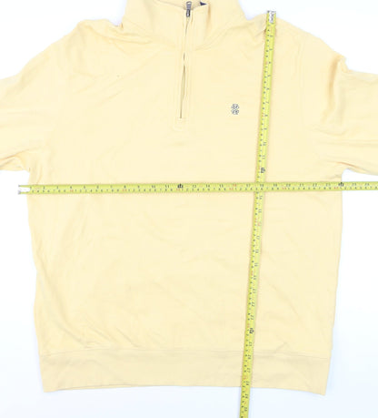 IZOD Men’s Beige XL 1/2 Zip Cotton Golf Sweatshirt