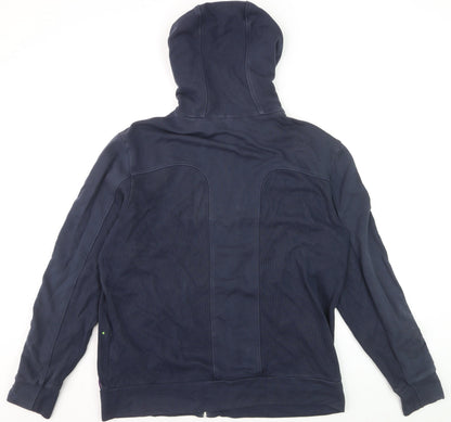 Hugo Boss Men's Blue Full Zip Hoodie XL Regular Fit