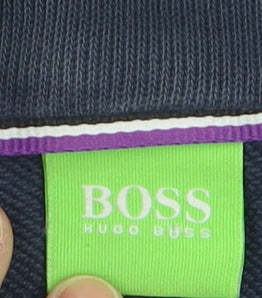 Hugo Boss Men's Blue Full Zip Hoodie XL Regular Fit