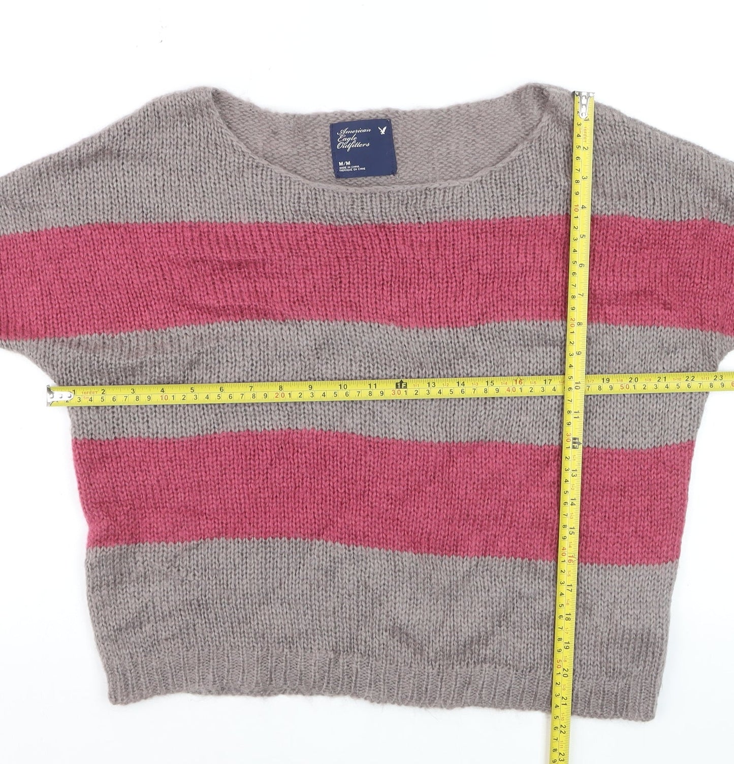 American Eagle Outfitters Women's Multicoloured M Chunky Knit Pullover Jumper