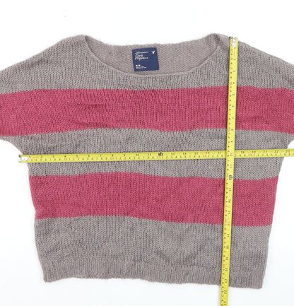 American Eagle Outfitters Women's Multicoloured M Chunky Knit Pullover Jumper