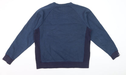 Russell Men’s Blue Crew Neck Pullover Sweatshirt Fleece Size M