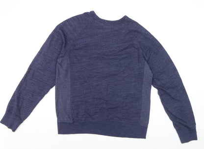 Champion Men's Blue Crew Neck Pullover Sweatshirt Size L