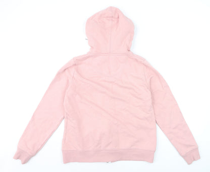 Crew Clothing Company Pink Full Zip Women's Hoodie Size 12