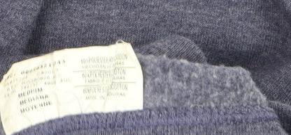 Hanes Men's Blue Full Zip Fleece Hoodie Size M